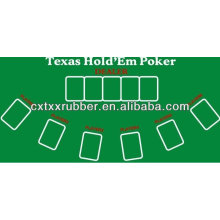 Nouveau et scellé! Superbe table de poker Top Green Mat Pad Blackjack 21 &amp; Texas HoldEm